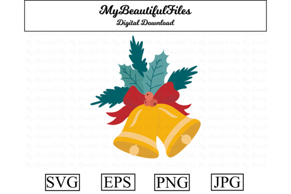 Christmas Bells Clipart for Digital Sellers