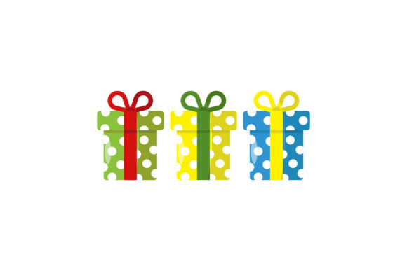 Christmas Gift Boxes Vector Asset for Holiday Branding