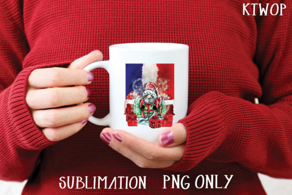 Christmas Gnome Sublimation France PNG Illustrations