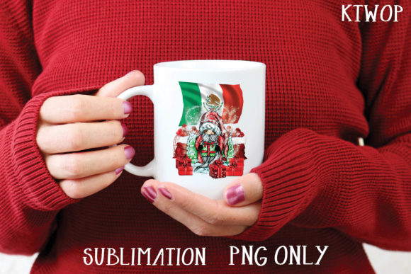 Christmas Gnome Sublimation Mexico Illustrations