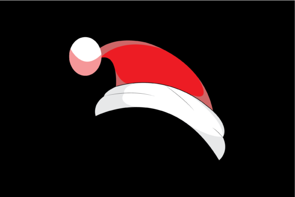 Christmas Hat 011: A Festive Graphic Design Asset for Local Branding