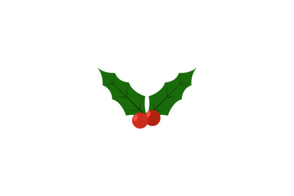 Christmas Mistletoe Vector Asset for Seasonal Design