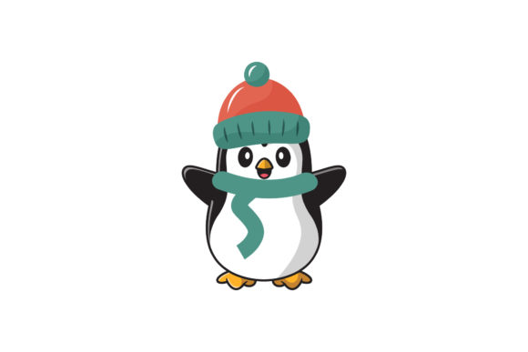 Christmas Penguin Beanie Design