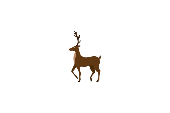 Christmas Reindeer Asset Vector