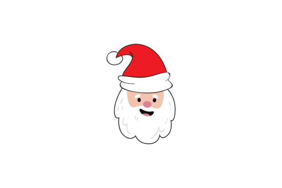 Christmas Santa Claus Illustration for Local Branding