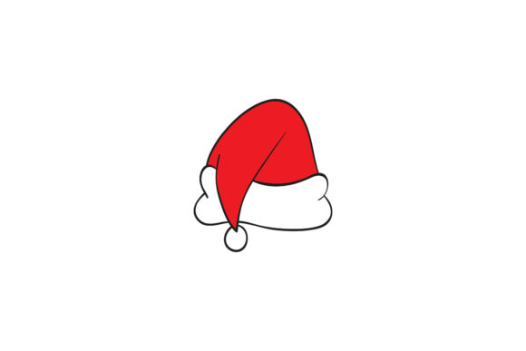 Christmas Santa Hat Vector Asset for Illustrations
