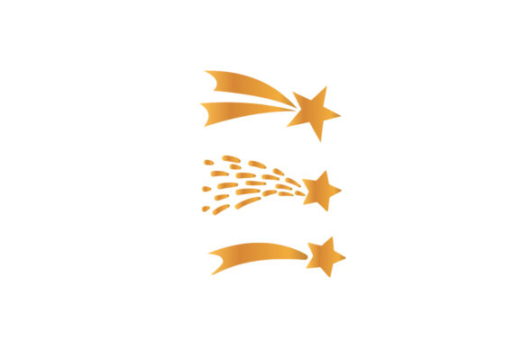 Christmas Shooting Stars Illustrations