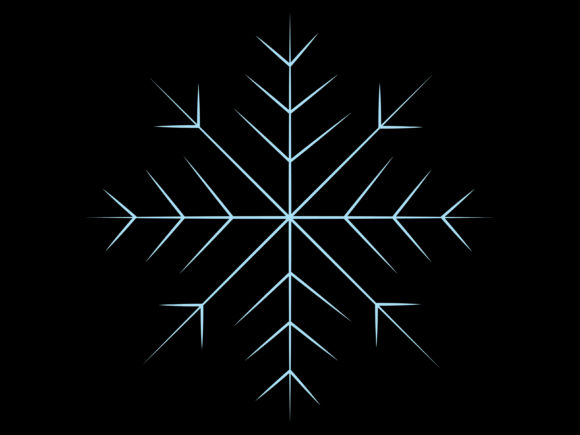 Christmas Snow Illustration for Editorial and Web Use