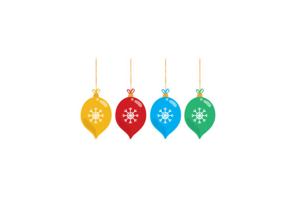 Christmas Tree Ornament Vector Illustration